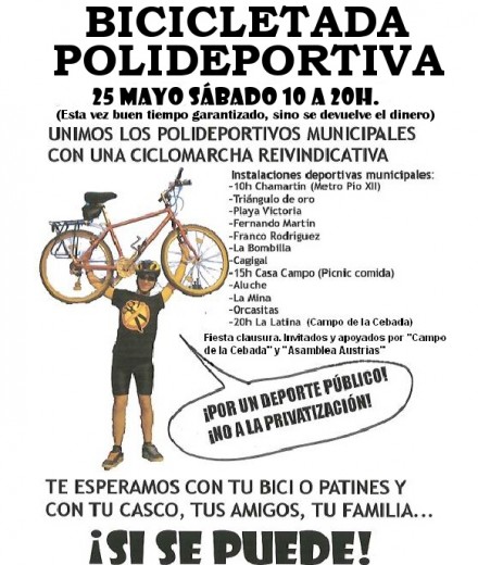 Cartel bicicletada 25 mayo